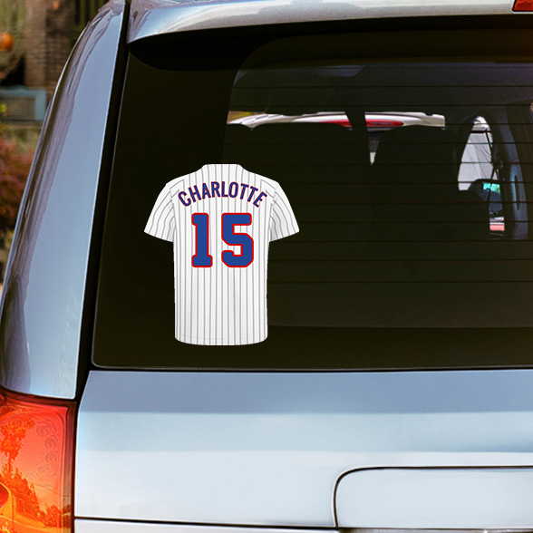 Décalcomanies pour voiture Maillot de baseball