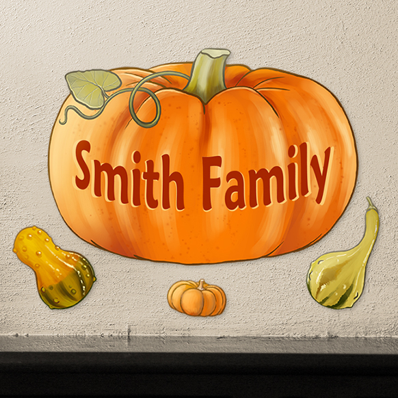 Personalized Pumpkin